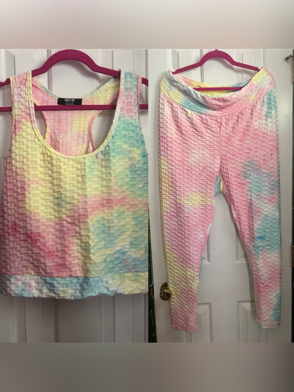 Pastel Tie-Dye Athleisure Set